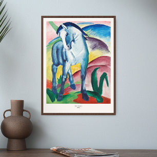 Franz Marc Art Print Blauw Paard I Schilderij