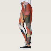Franz Marc beroemd schilderen van de foxes (1913) Leggings (Links)