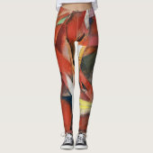 Franz Marc beroemd schilderen van de foxes (1913) Leggings (Voorkant)