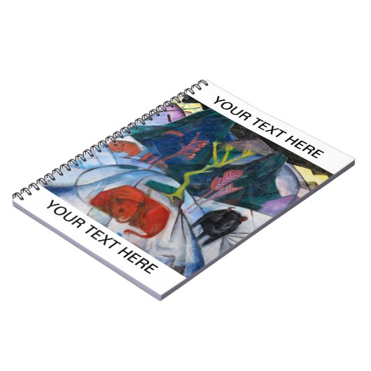 Franz Marc Bison in Winter Persoonlijk Notitieboek (Linkerzijde)