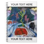 Franz Marc Bison in Winter Persoonlijk Notitieboek (Voorkant)