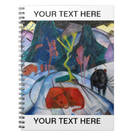 Franz Marc Bison in Winter Persoonlijk Notitieboek