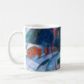 Franz Marc Bison in Winter (rood bizon) Koffiemok (Links)