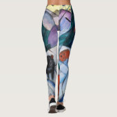 Franz Marc Bison in Winter (rood bizon) Vrouwen Leggings (Achterkant)