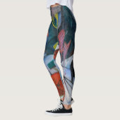 Franz Marc Bison in Winter (rood bizon) Vrouwen Leggings (Links)