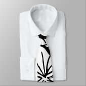 Franz Marc - Black en White Tiger - Abstracte kuns Stropdas (Gebonden)