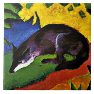 Franz Marc - Blauwe Vos Tegeltje