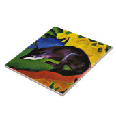 Franz Marc - Blauwe Vos Tegeltje (Zijkant)
