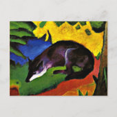 Franz Marc - Blue Fox Briefkaart (Voorkant)