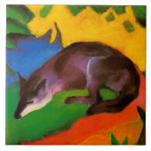 Franz Marc Blue Fox Tegeltje (Voorkant)