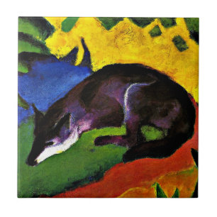 Franz Marc - Blue Fox Tegeltje