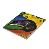 Franz Marc - Blue Fox Tegeltje (Zijkant)