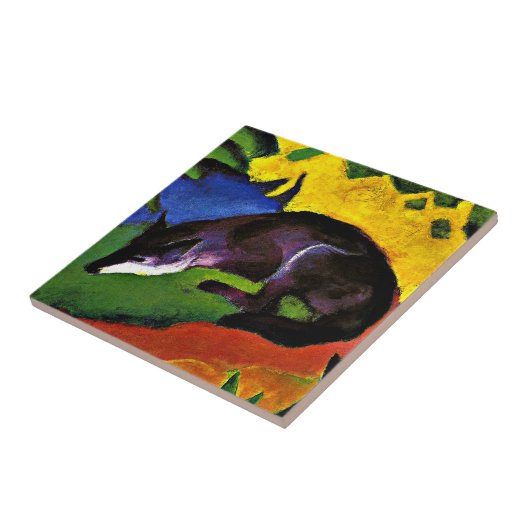 Franz Marc - Blue Fox Tegeltje (Zijkant)