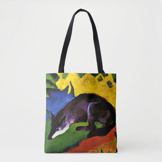 Franz Marc - Blue Fox Tote Bag (Voorkant)
