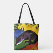 Franz Marc - Blue Fox Tote Bag (Achterkant)