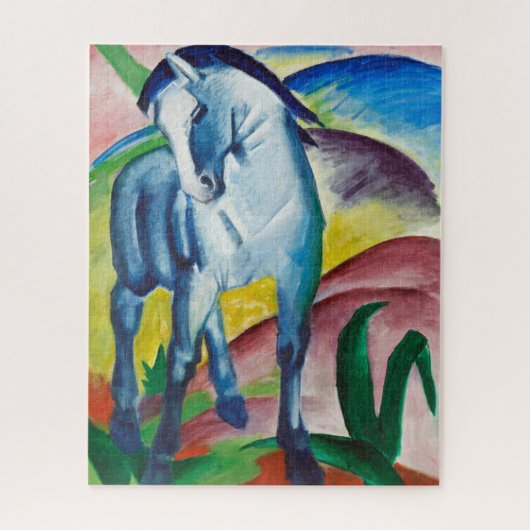 Franz Marc Blue Horse (1911) Legpuzzel (Verticaal)
