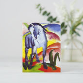 Franz Marc Blue Horse Briefkaart (Staand voorkant)