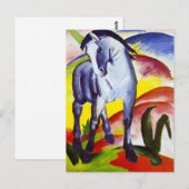 Franz Marc Blue Horse Briefkaart (Voorkant / Achterkant)