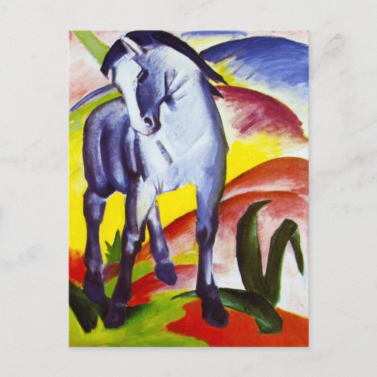 Franz Marc Blue Horse Briefkaart (Voorkant)
