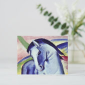 Franz Marc Blue Horse  Fine Art Painting Briefkaart (Staand voorkant)