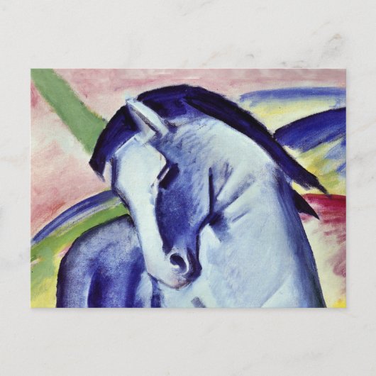 Franz Marc Blue Horse  Fine Art Painting Briefkaart (Voorkant)