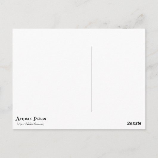 Franz Marc Blue Horse  Fine Art Painting Briefkaart (Achterkant)