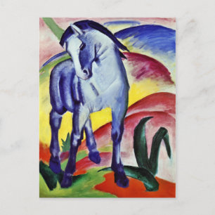 Franz Marc Blue Horse  Fine Art Painting Briefkaart