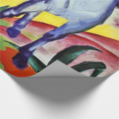 Franz Marc Blue Horse  Fine Art Painting Cadeaupapier (Hoek)