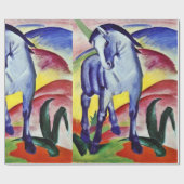 Franz Marc Blue Horse  Fine Art Painting Cadeaupapier (Vlak)