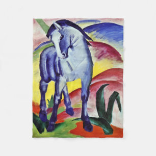 Franz Marc Blue Horse Fine Art Painting Fleece Deken