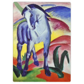Franz Marc Blue Horse  Fine Art Painting Klembord (Achterkant)