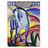 Franz Marc Blue Horse  Fine Art Painting Klembord (Voorkant)