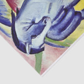 Franz Marc Blue Horse  Fine Art Painting Tissuepapier (Detail)