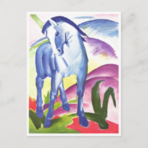 Franz Marc - Blue Horse I 1911 Equine Equestrian Briefkaart