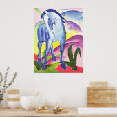 Franz Marc - Blue Horse I 1911 Equine Equestrian Poster (Keuken)
