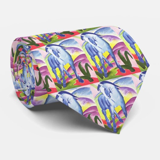 Franz Marc - Blue Horse I 1911 Equine Equestrian Stropdas (Opgerold)