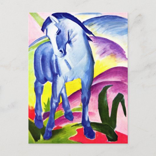 Franz Marc - Blue Horse I Briefkaart (Voorkant)