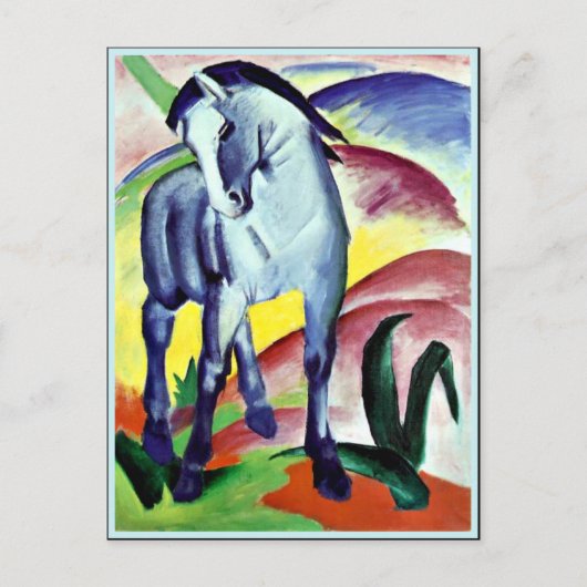 Franz Marc - Blue Horse I Briefkaart (Voorkant)