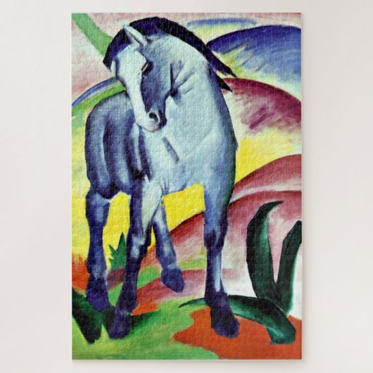 Franz Marc - Blue Horse I Legpuzzel (Verticaal)