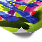 Franz Marc - Blue Horse I Poster (Hoek)