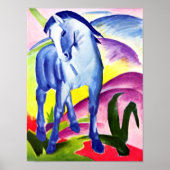 Franz Marc - Blue Horse I Poster (Voorkant)
