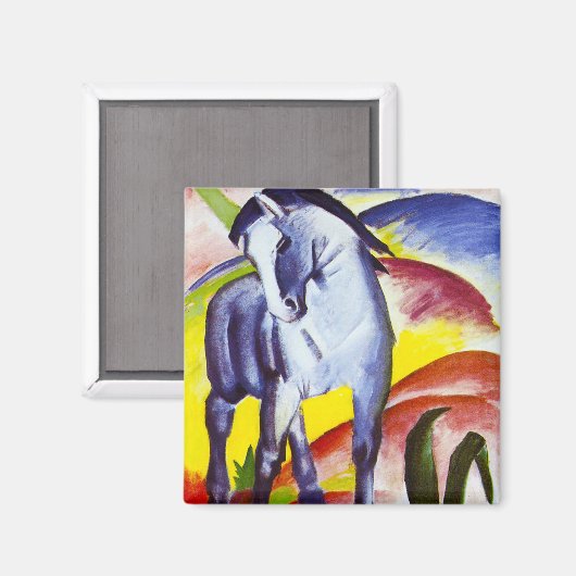 Franz Marc Blue Horse Magnet (Voorkant / Achterkant)
