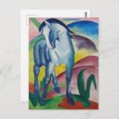 Franz Marc Blue Horse Painting Briefkaart (Voorkant / Achterkant)