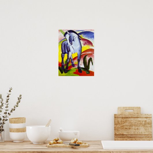 Franz Marc Blue Horse Poster (Keuken)