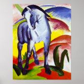 Franz Marc Blue Horse Poster (Voorkant)