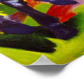 Franz Marc Blue Horse Poster (Hoek)