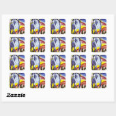 Franz Marc Blue Horse Stickers (Vel)