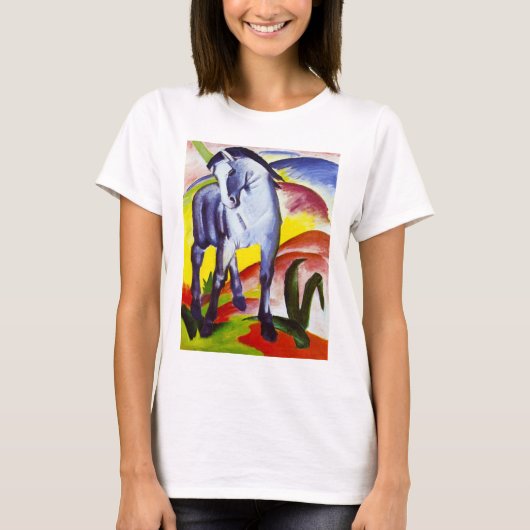 Franz Marc Blue Horse T-shirt (Voorkant)