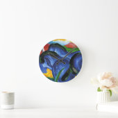 Franz Marc Blue Horses Clock Ronde Klok (Huis)