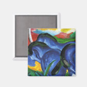 Franz Marc Blue Horses Magnet (Voorkant / Achterkant)